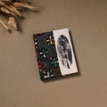 Multi colour - Handmade Paper Notebook with Eco Leaf Print Kantha Work 15