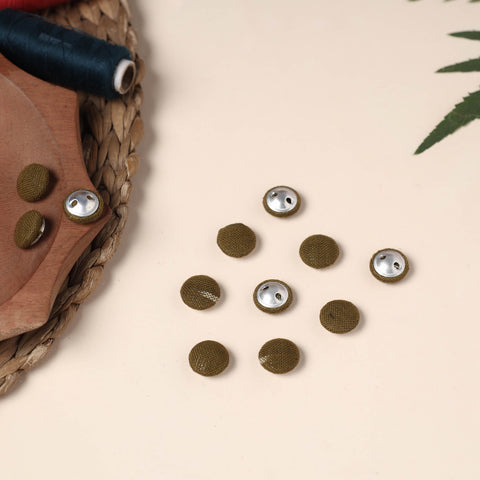  Buttonbaaz Handmade Fabric Button Small 