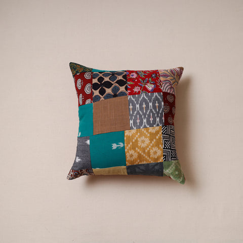 Patchwork Cushion Cover (16 x 16 in) 51
