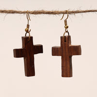 sheesham wooden earrings