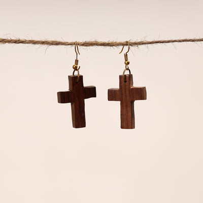 sheesham wooden earrings