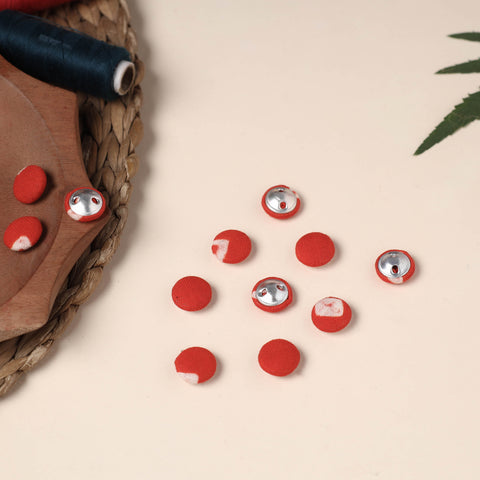  Buttonbaaz Handmade Fabric Button Small 