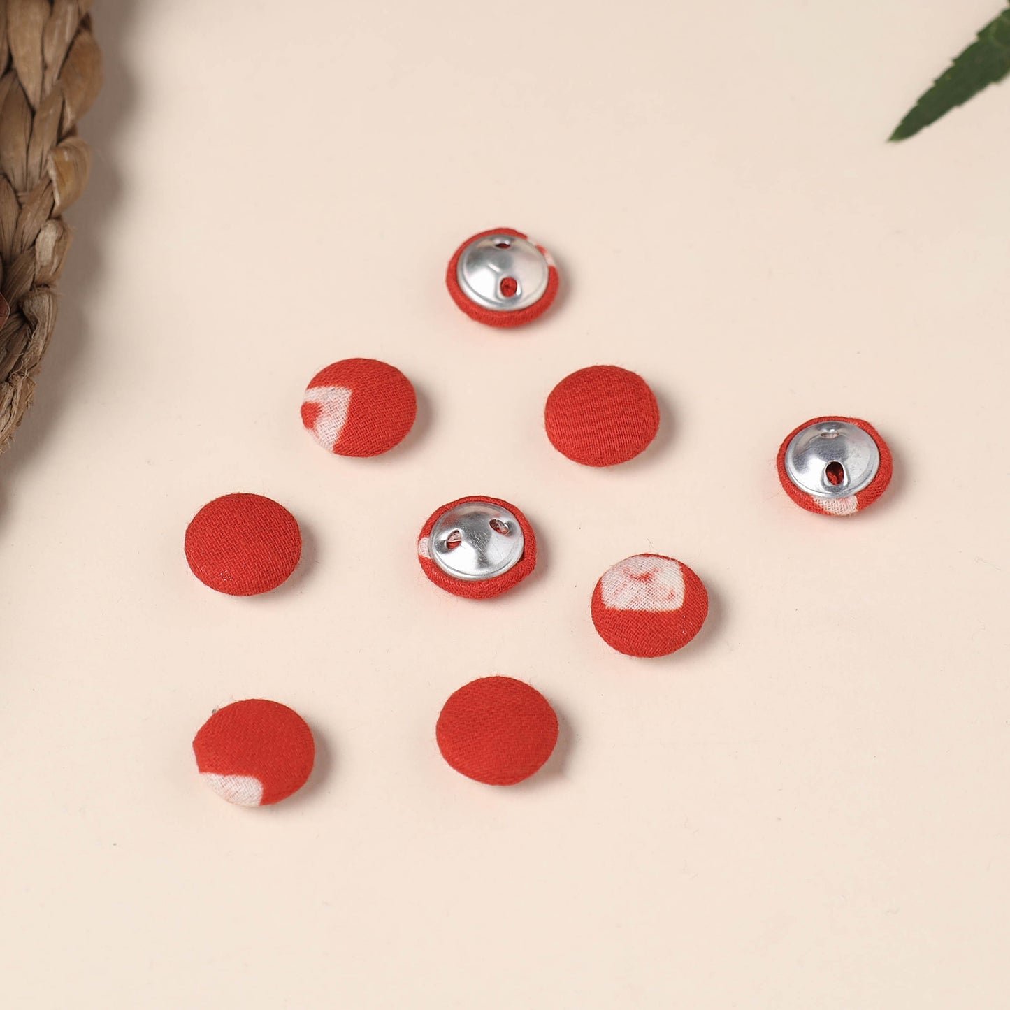  Buttonbaaz Handmade Fabric Button Small 