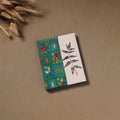 Green - Handmade Paper Notebook with Eco Leaf Print Kantha Work 17