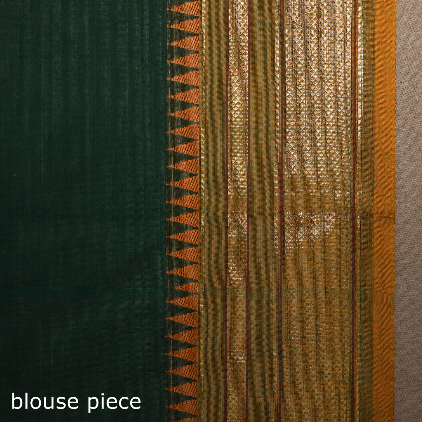 Green - kandangi chettinad cotton saree with border 88