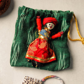  Handcrafted Embroidery Fabart Rakhi 16 