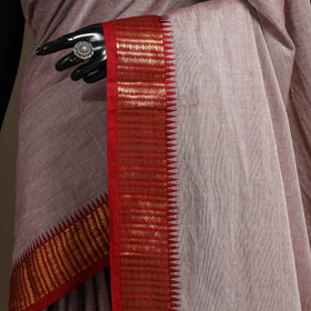 Pink - kandangi chettinad cotton saree with border 89