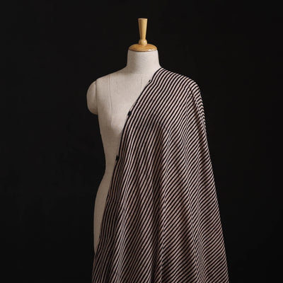 Ajrakh Hand Block Print Natural Dyed Pure Mul Cotton Fabric 07