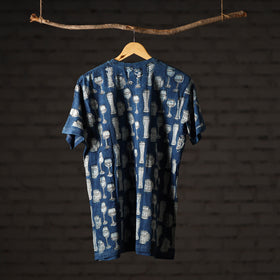 Bindaas art printed cotton unisex round neck t-shirt 01