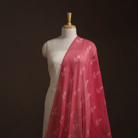 Pink - Akola Hand Block Print Kota Doria Cotton Fabric 21