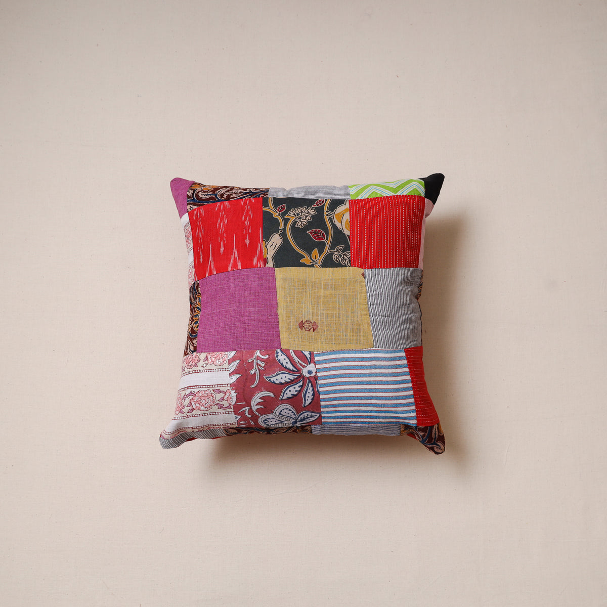 Patchwork Cushion Cover (16 x 16 in) 57