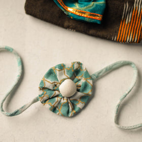  Handcrafted Flower Fabart Rakhi 22 