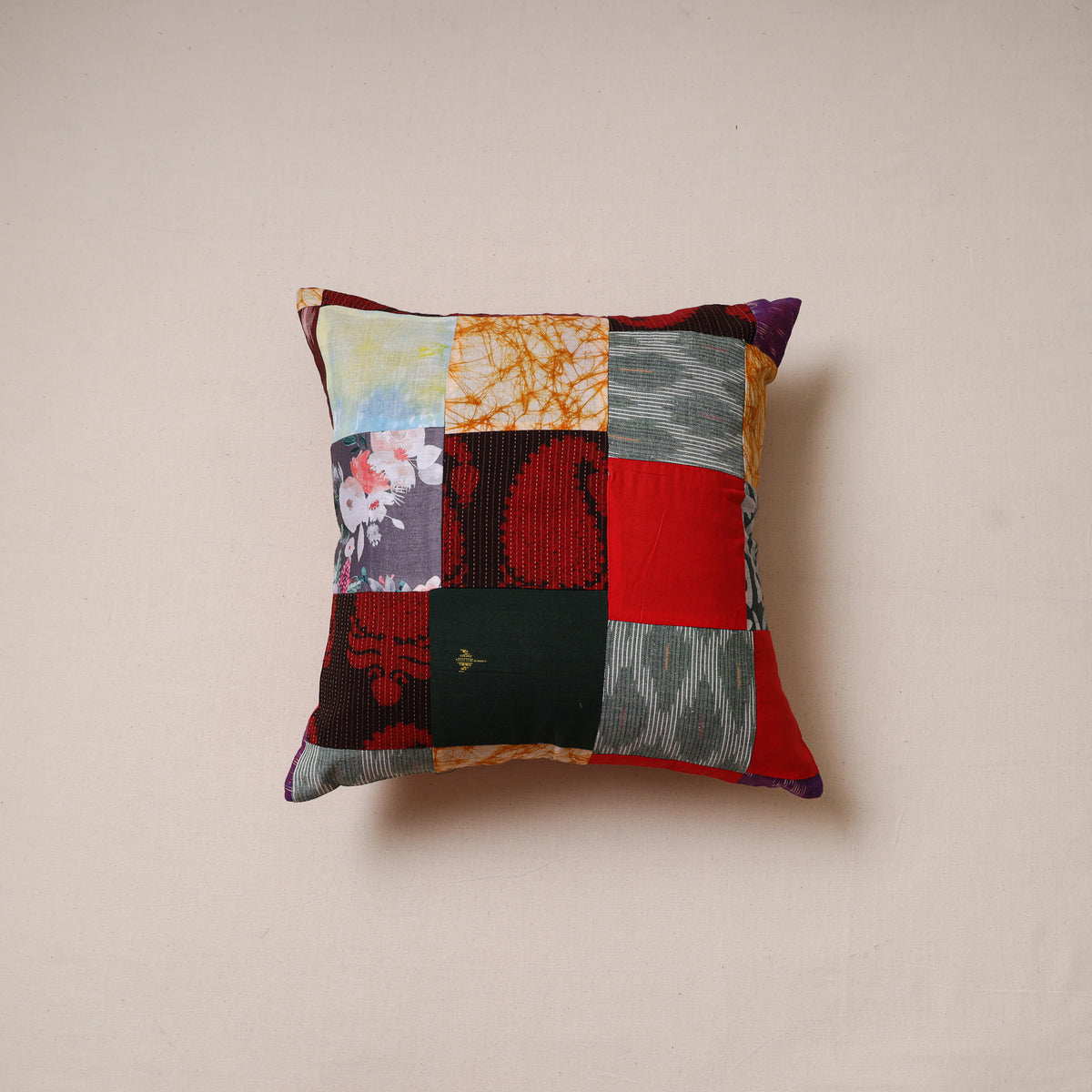 Patchwork Cushion Cover (16 x 16 in) 58