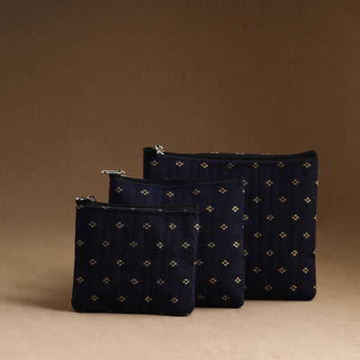 Set of 3 - Handmade Cotton Utility Pouches 29