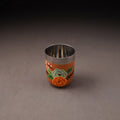 Floral Handpainted Enamelware Stainless Steel Glass 26