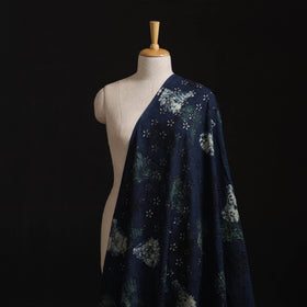 Natural Dyed Ajrakh Hand Block Print Cotton Hakoba Fabric 66