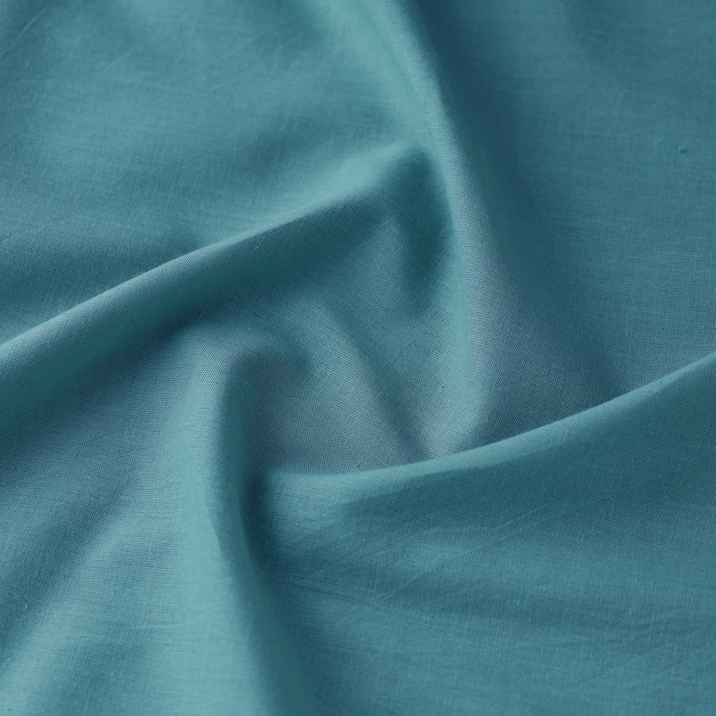 Blue - Prewashed Plain Dyed Cotton Fabric 60