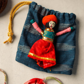  Handcrafted Flower Fabart Rakhi 28 