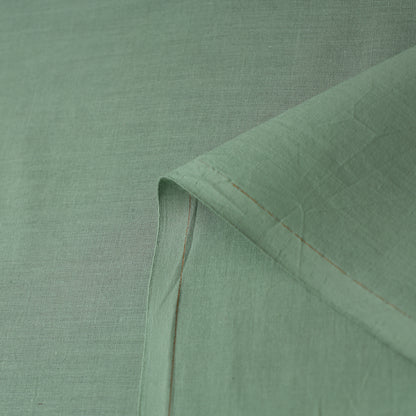 Green - Prewashed Plain Dyed Cotton Fabric 56