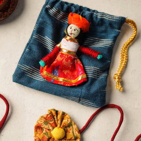  Handcrafted Flower Fabart Rakhi 29 