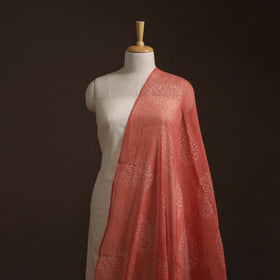 Red - Akola Hand Block Print Kota Doria Cotton Fabric 33