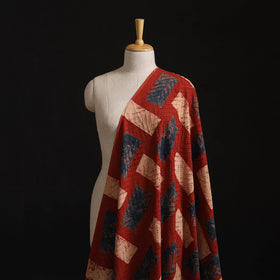 Natural Dyed Ajrakh Hand Block Print Cotton Hakoba Fabric 78