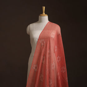 Red - Akola Hand Block Print Kota Doria Cotton Fabric 39