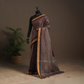Brown - kandangi chettinad cotton saree with border 93