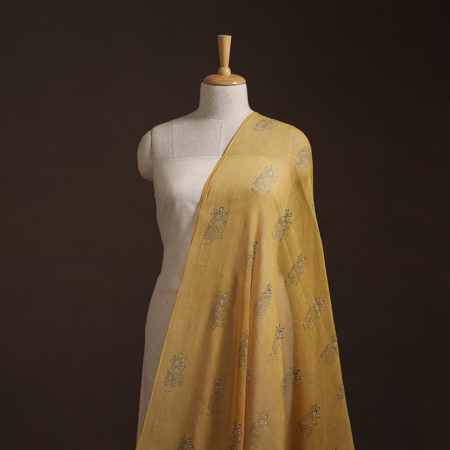 Akola Hand Block Print Kota Doria Cotton Fabric 40