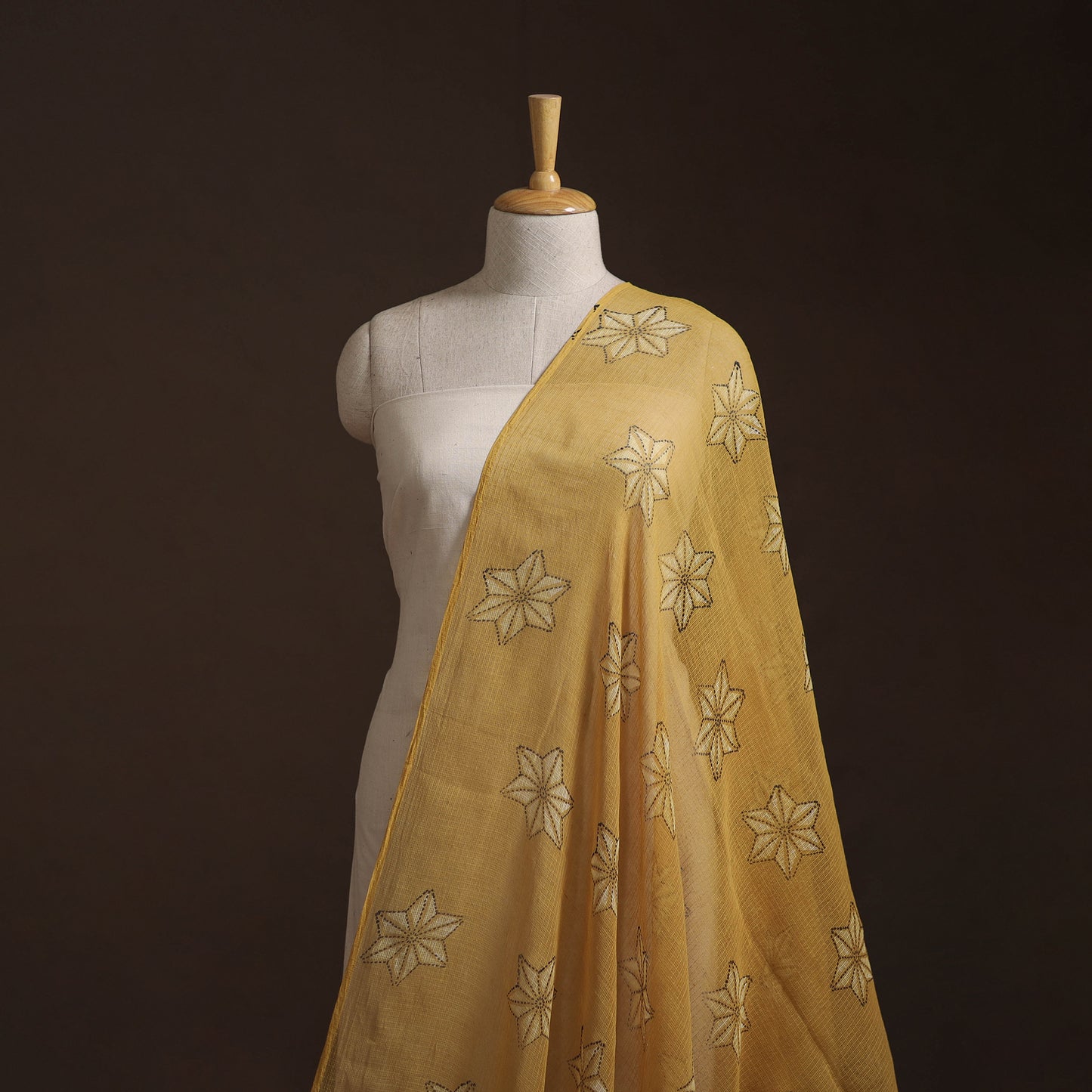 Akola Hand Block Print Kota Doria Cotton Fabric 44