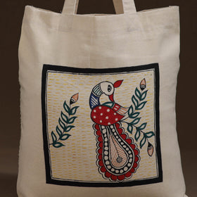 Madhubani Handpainted Shoulder Bag 12