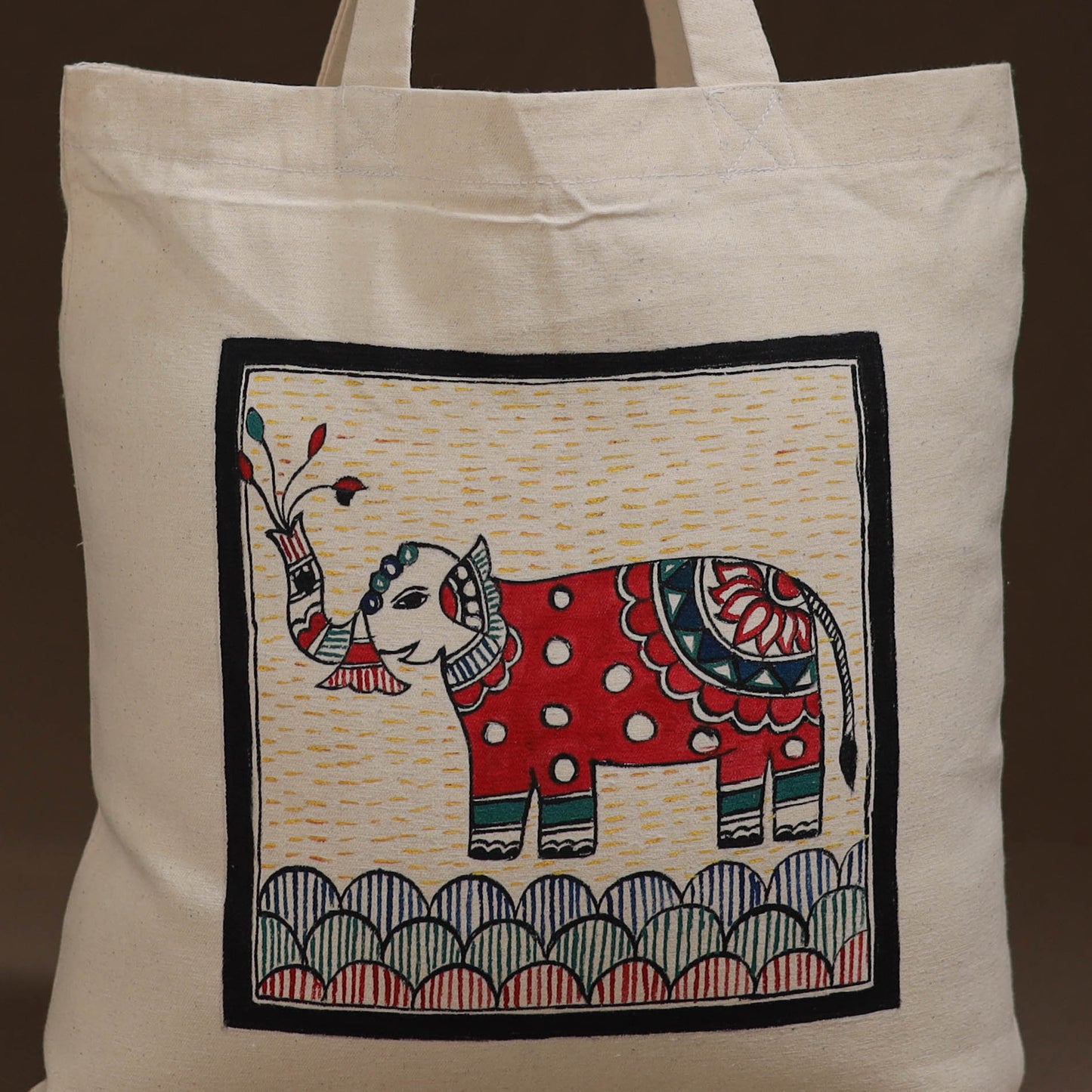 Madhubani Handpainted Shoulder Bag 11