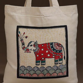 Madhubani Handpainted Shoulder Bag 11