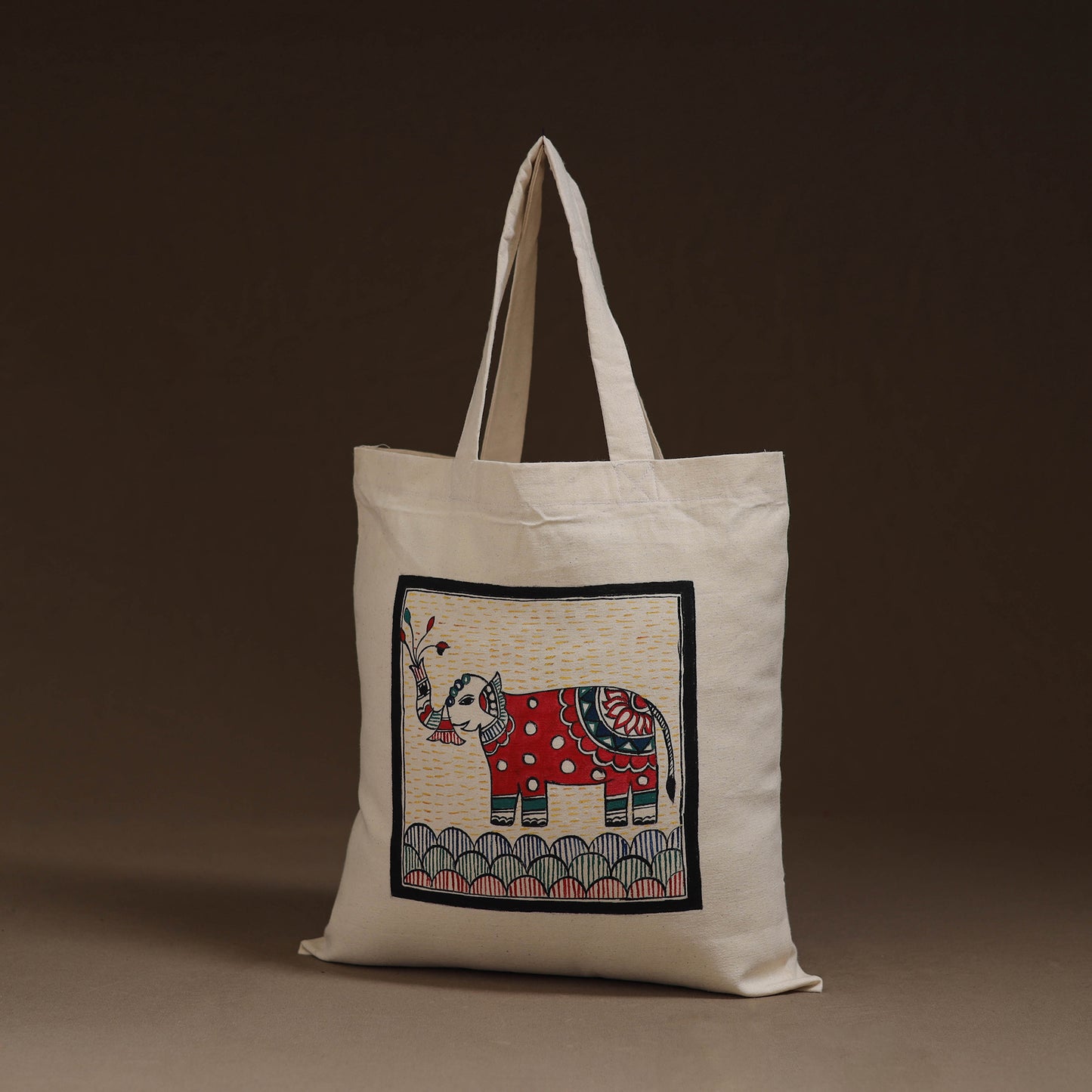 Madhubani Handpainted Shoulder Bag 11