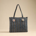 Multicolor Handcrafted Quilted Cotton Hand Bag