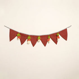  Handmade Fabric Beads & Tassels Toran