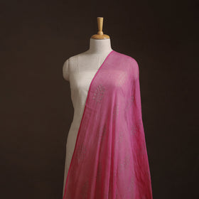 Pink - akola hand block print kota doria cotton fabric 52