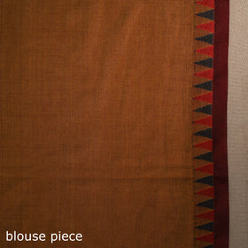 Brown - kandangi chettinad cotton saree with border 94