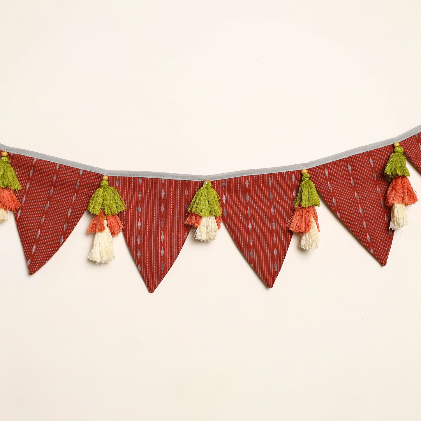  Handmade Fabric Beads & Tassels Toran