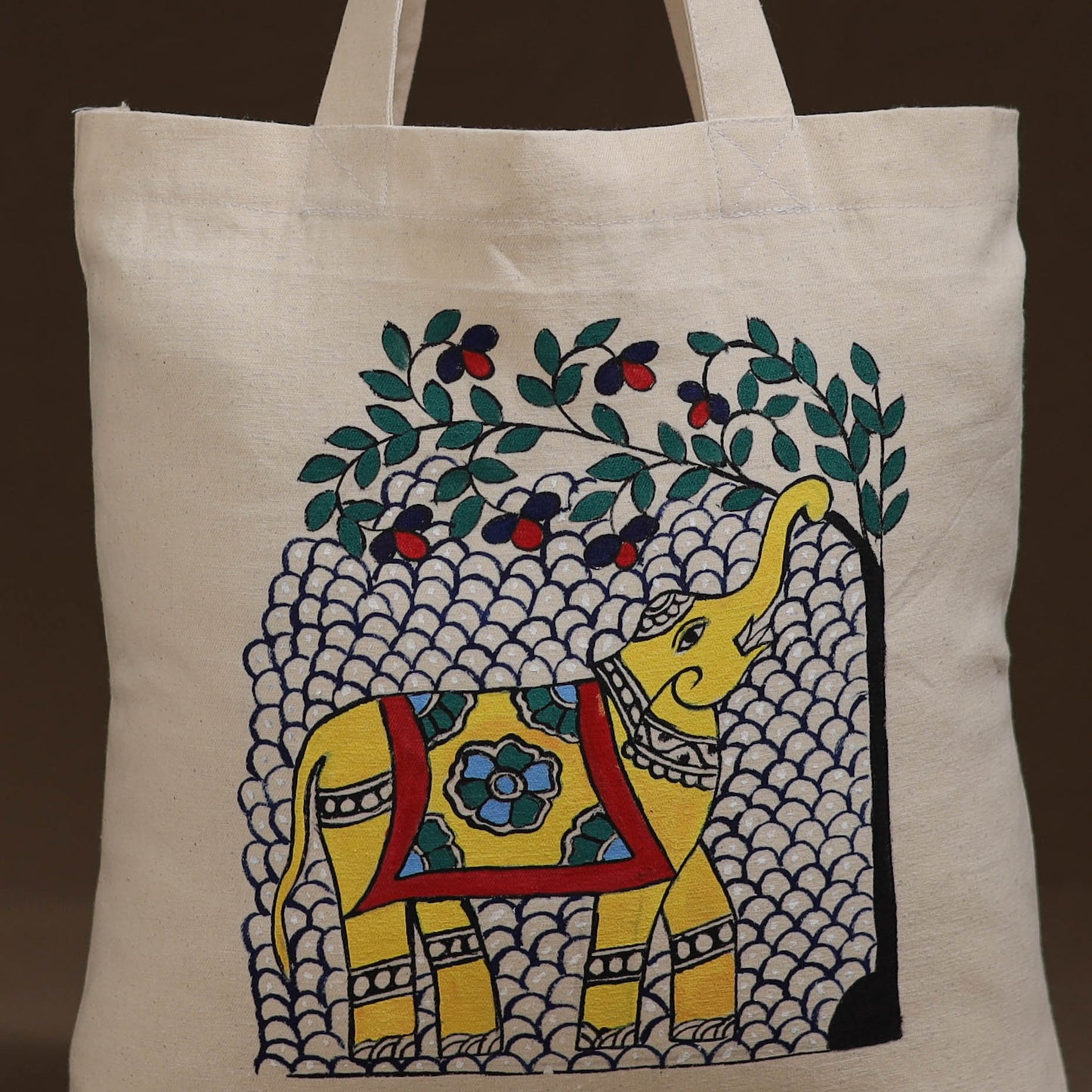 Madhubani Handpainted Shoulder Bag 09