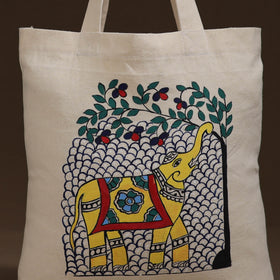 Madhubani Handpainted Shoulder Bag 09
