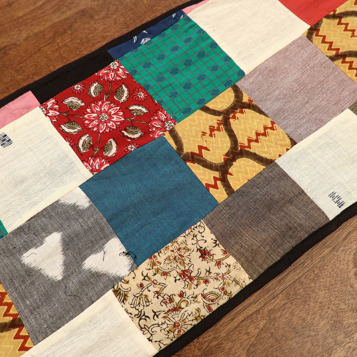 Handcrafted Cotton Patchwork Table Runner 01