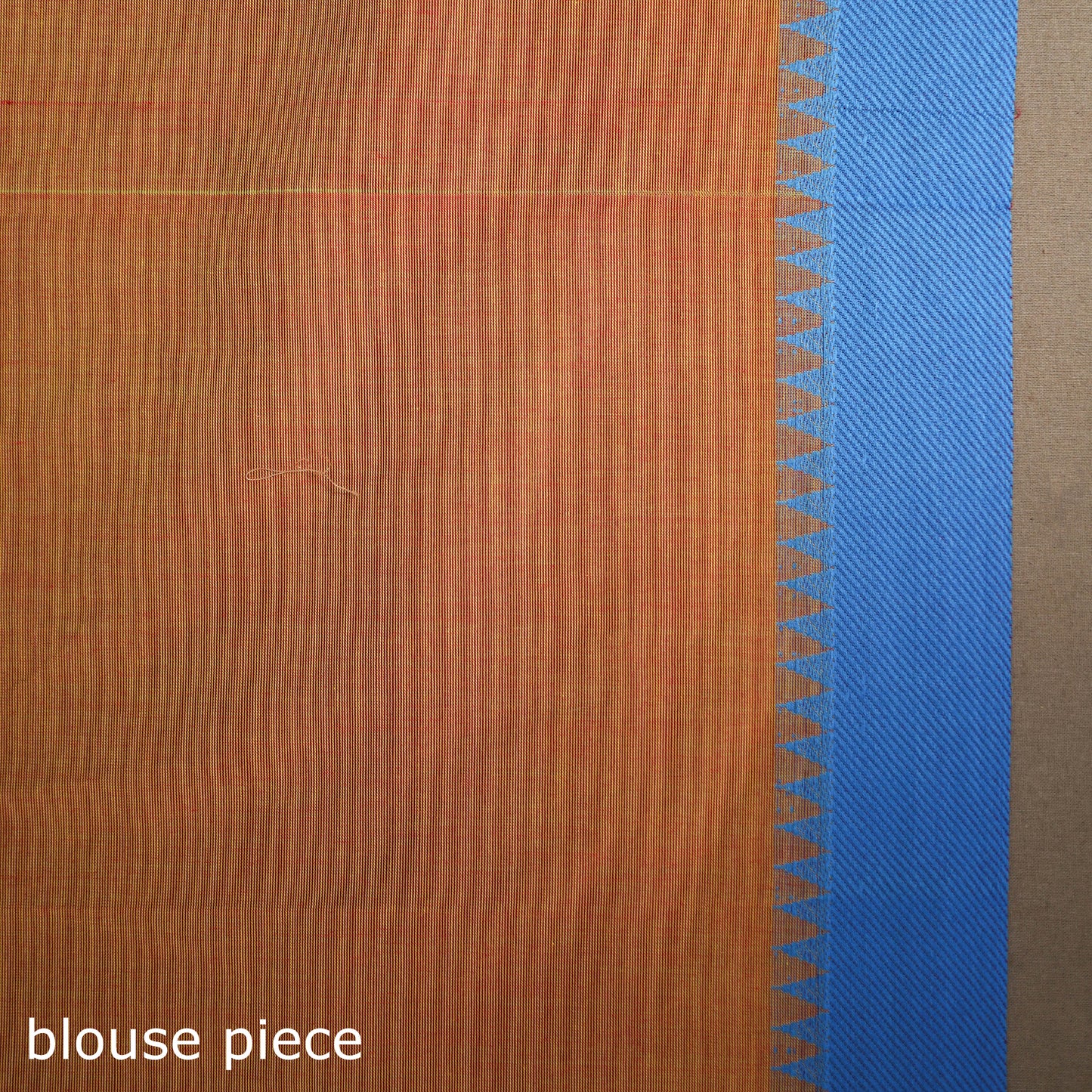 Orange - kandangi chettinad cotton saree with border 95