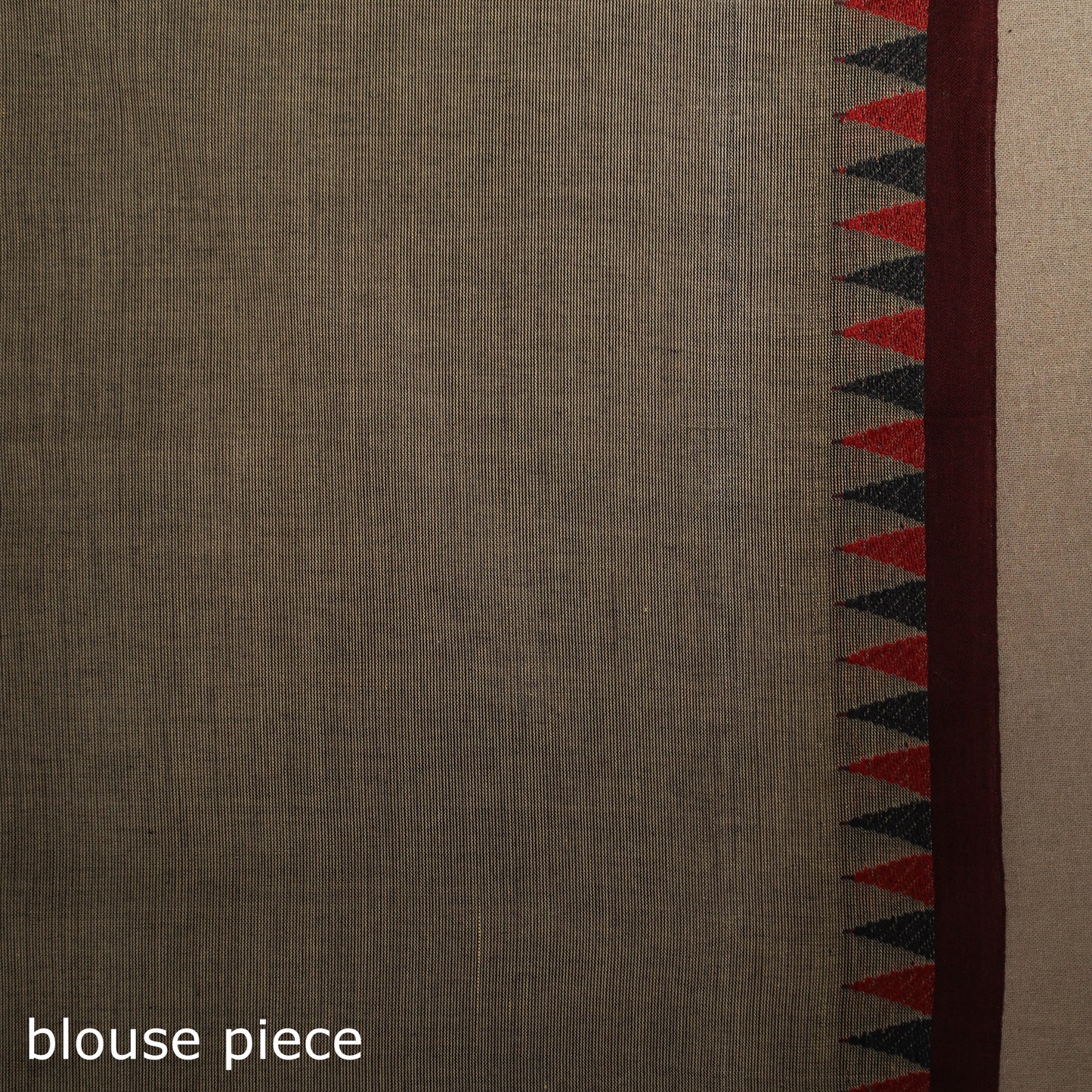 Brown - kandangi chettinad cotton saree with border 96