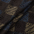 Natural Dyed Ajrakh Hand Block Print Cotton Hakoba Fabric 92