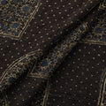 Natural Dyed Ajrakh Hand Block Print Cotton Hakoba Fabric 94