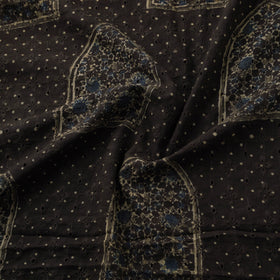 Natural Dyed Ajrakh Hand Block Print Cotton Hakoba Fabric 94