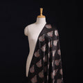 Kutch Hand Block Ajrakh Print Natural Dyed Mashru Silk Fabric 11
