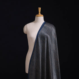 Kutch Hand Block Ajrakh Print Natural Dyed Mashru Silk Fabric 10