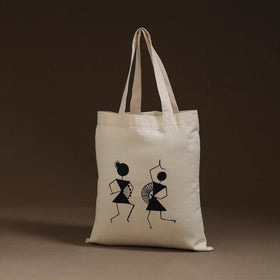 Warli Handpainted Shoulder Bag 01